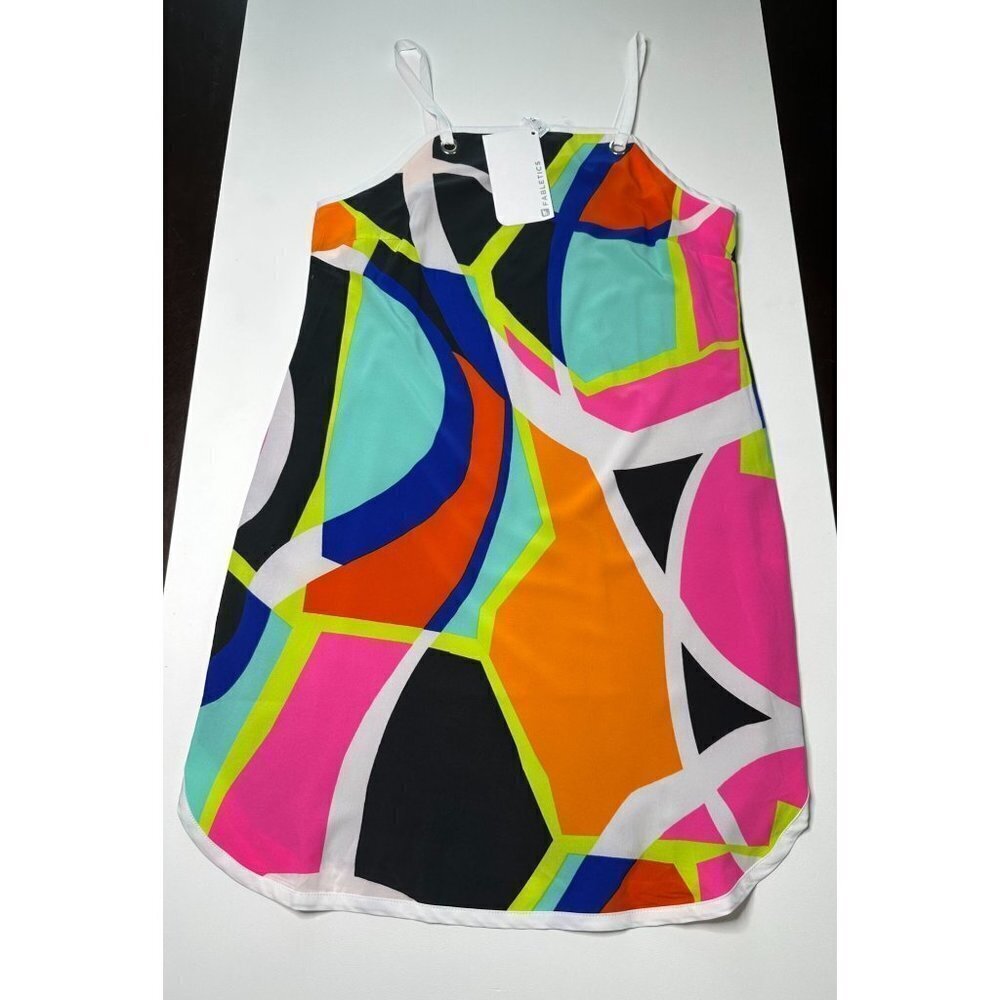 Fabletics NWT, size M, colorful front with black back
